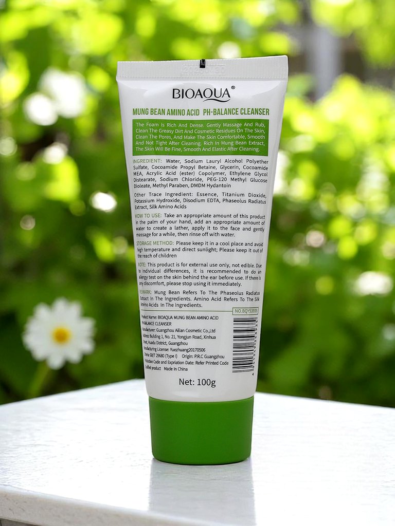 Čistiaca pena s fazuľovým extraktom