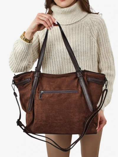 Ženska torbica shopper eko semiš Daville