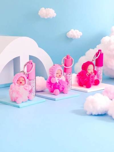 Lesk na pery pre deti s bábikou Fuchsia