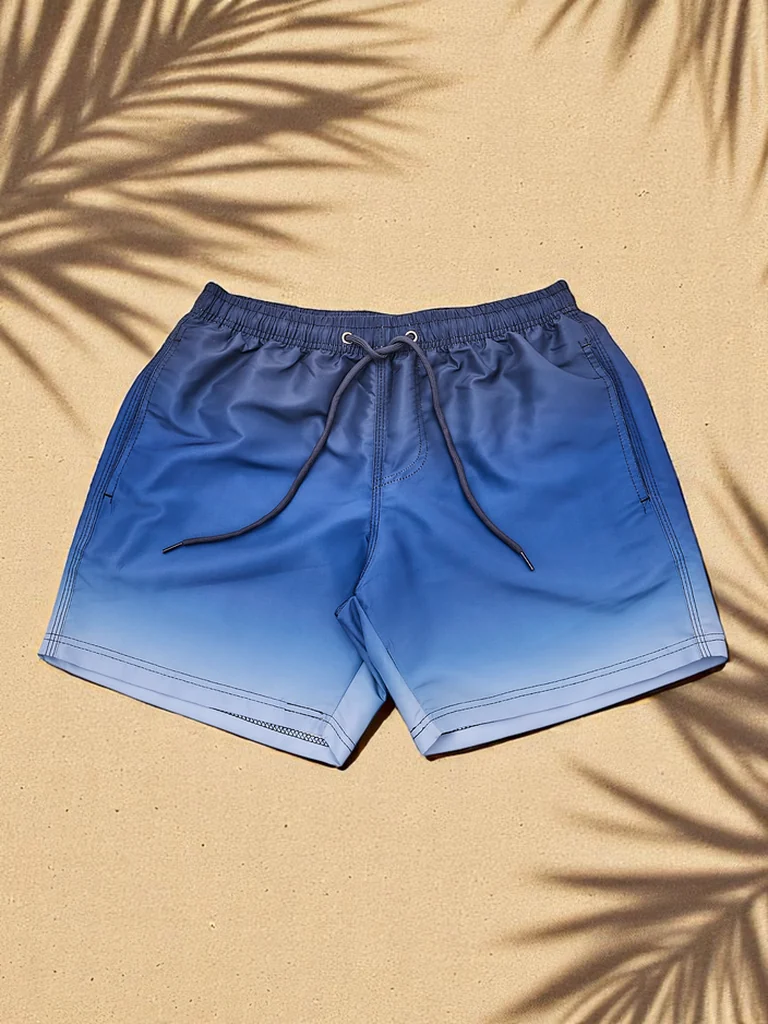 Royalfashion Športne moške kratke ombre hlače z zaščitno mrežico