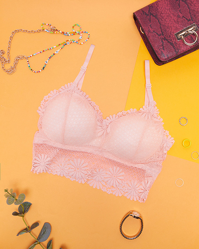 Dámska čipkovaná podprsenka Bralette - spodná bielizeň