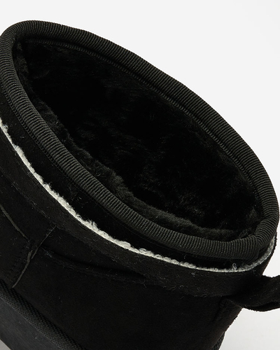 Royalfashion Ružové dámske snehové topánky a'la s ozdobou Esgala