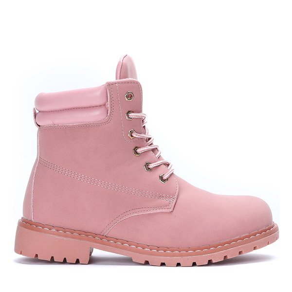 Ocieplane trapery w kolorze różowym Gelija - Obuwie