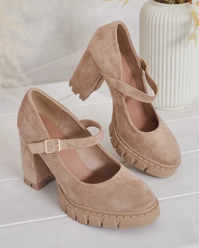 Royalfashion Dámske lodičky Elomma z eko-semišu