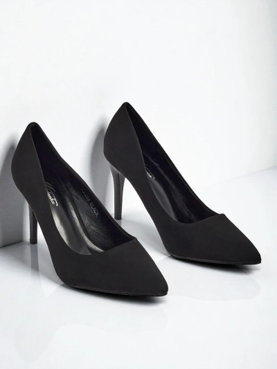 Ženski salonarji na stiletto peto iz eko semiša Jasvoria