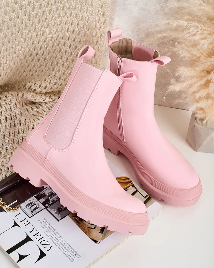 Royalfashion Eko kožené dámske čižmy Ereste