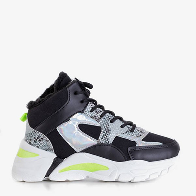 Čierna zateplená športová obuv od Ferdi - Obuv