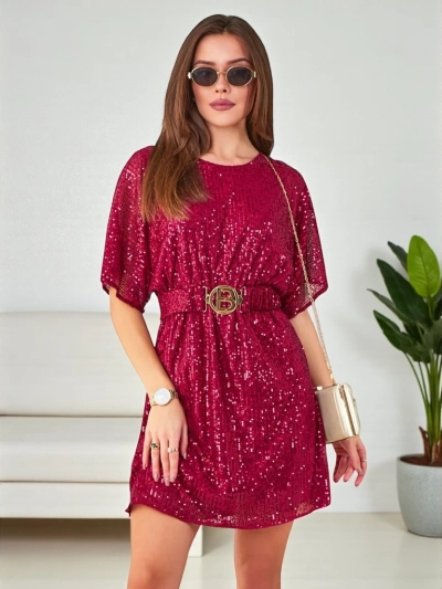Royalfashion Ženské šaty s flitrami