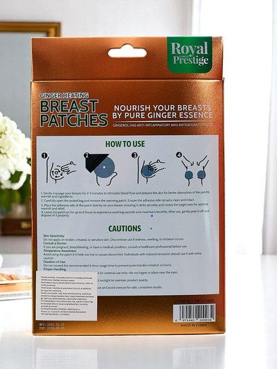 Zohrievajúce a vyživujúce náplasti na hrudník (10 ks.)