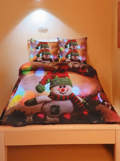 Royalfashion vianočný posteľný set 160x200 kompletný 3-ČASTI