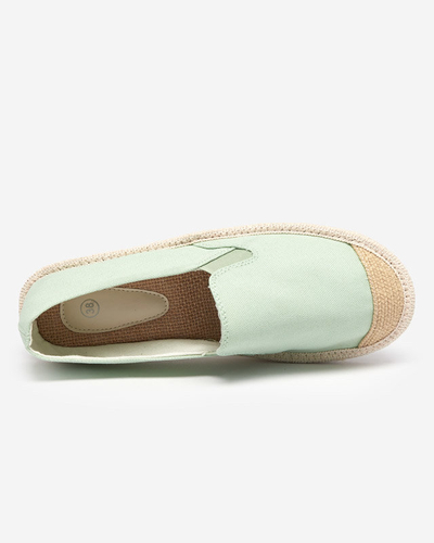Mentové dámske espadrilky Joll- Footwear