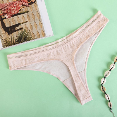 Dámske vzorované tangá 3 / balenie - spodná bielizeň