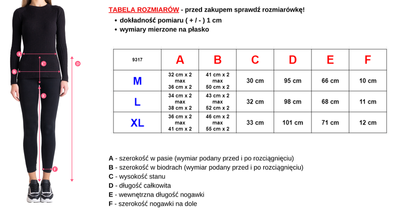 Čierne dámske legíny - oblečenie