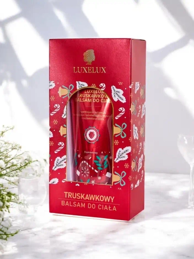 Luxelux Vianočný Telový Balzam s vôňou Jahody 300 ml