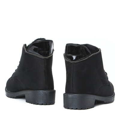 Ocieplane trapery w kolorze czarnym Wendy - Obuwie