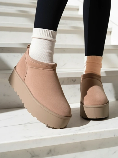 Royalfashion Dámske krátke čižmy a'la snow boots Ozozi