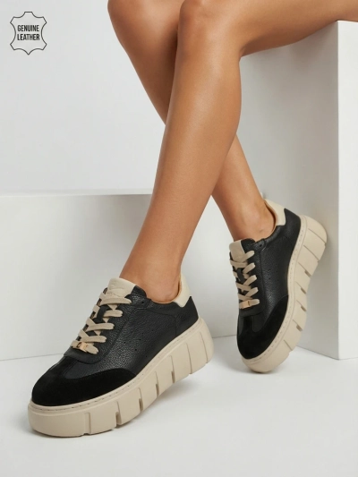 Športne ženske superge iz naravnega usnja Taures