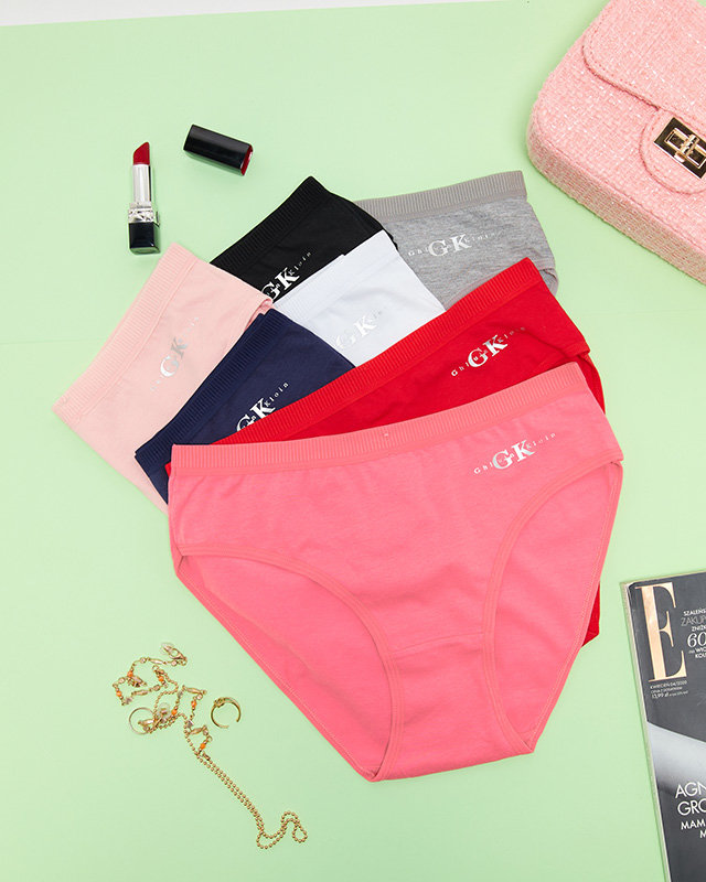 Bavlnené dámske slipy set 7 / bal - Spodná bielizeň