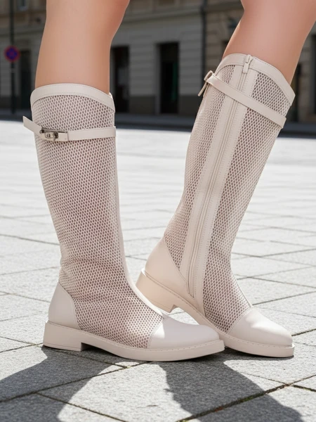 Royalfashion Vysoko perforované dámske členkové topánky Ovittole