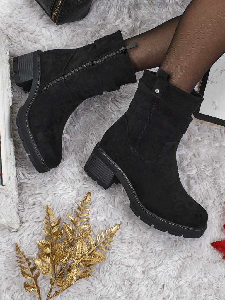 Visoki ženski gležnarji iz eko semiša Carmine