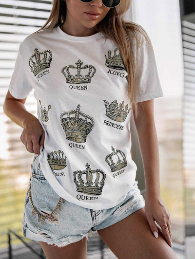 Royalfashion Dámske tričko s potlačou