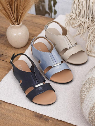 Royalfashion Ženski sandali z ravnim podplatom Solea Comfort