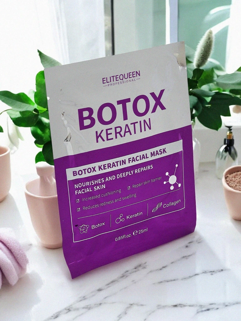 Botox&Keratin Sheet Mask – hydratuje a redukuje vrásky