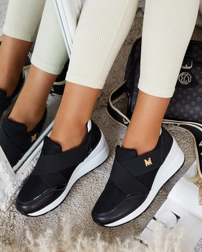 Royalfashion Dámske športové tenisky na opätku Benntas