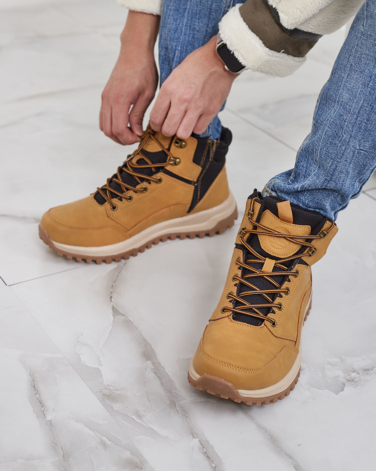 Royalfashion Camel pánske trapézy Kunokia