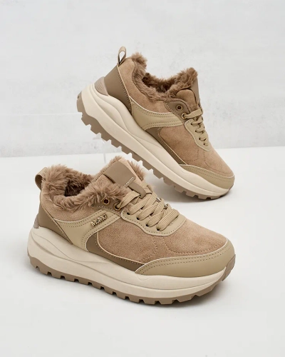 Royalfashion Dámske zateplené tenisky Ruffi