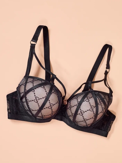 Royalfashion Dámska podprsenka zdobená čipkou a ramienkami