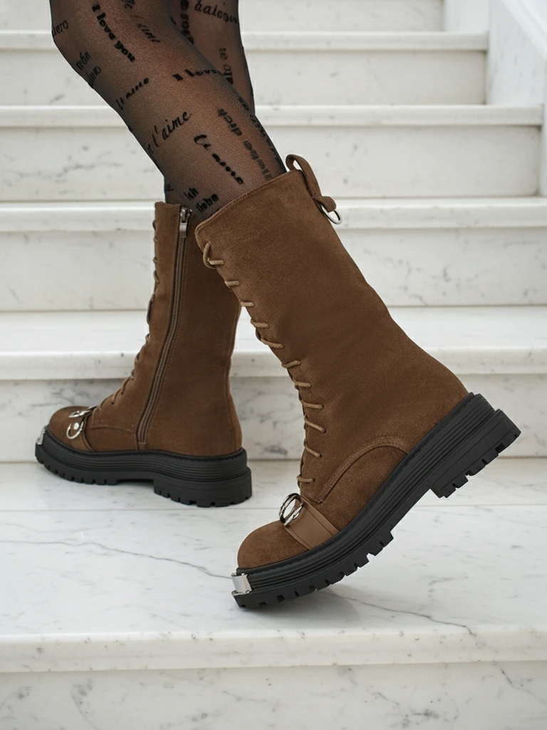 Royalfashion Ženski vezani gležnarji Werces