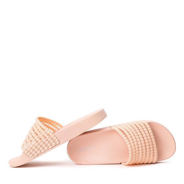 Růžové gumové pantofle Mogoro - Obuv 1