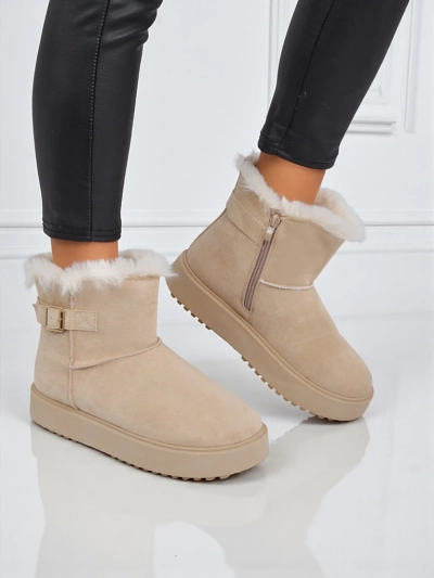 Royalfashion Kratki ženski škornji a'la za sneg Aurelia Classico