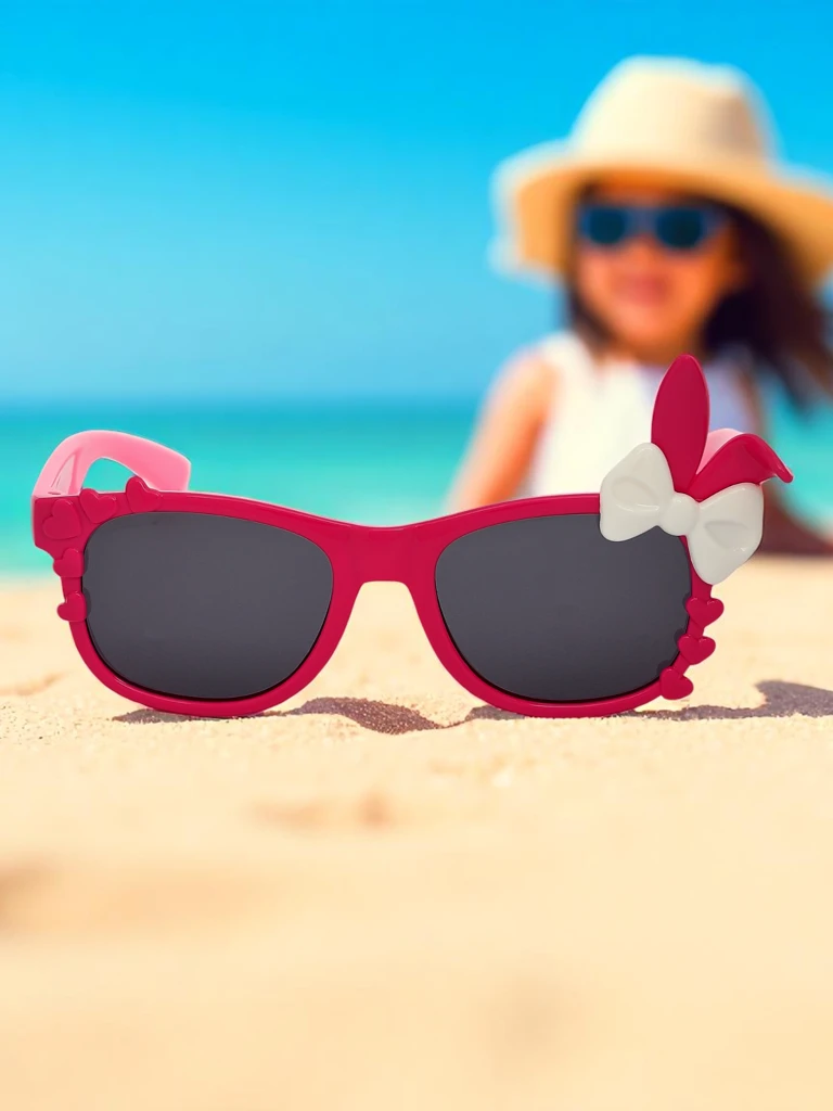 Royalfashion Detské slnečné okuliare Bunny Shine s ozdobami