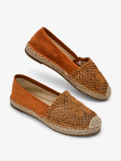 Royalfashion Dámske perforované espadrilky Verela