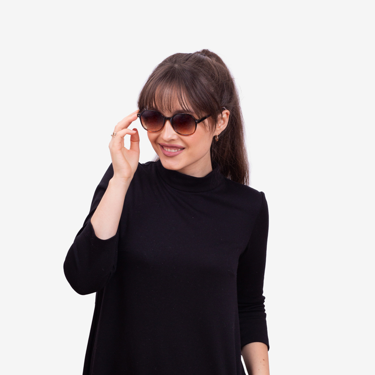 Dámske hnedé slnečné okuliare - doplnky