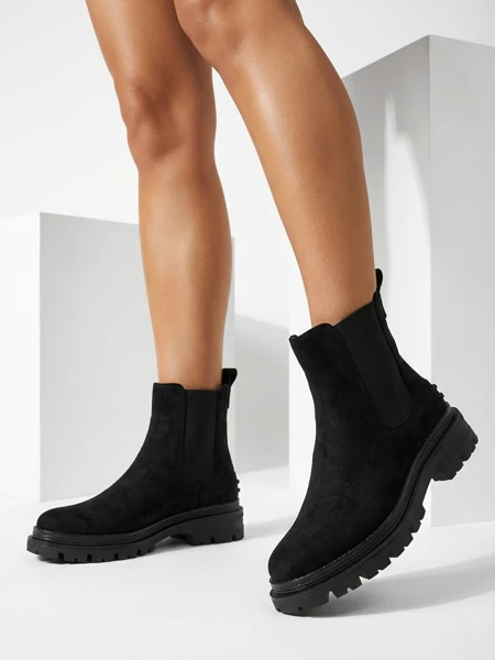 Royalfashion Čierne dámske zateplené čižmy Comfy Walk