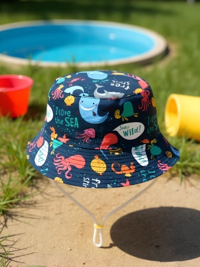Royalfashion Detský klobúk Bucket Hat Color Bucket