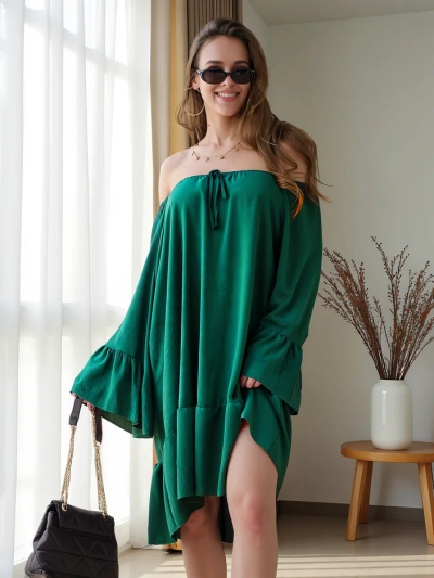 Royalfashion Dámske šaty a'la španielske s volánmi oversized