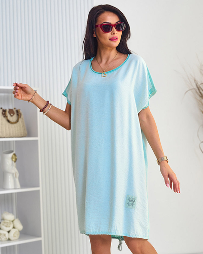 Royalfashion Dámske bavlnené oversize šaty