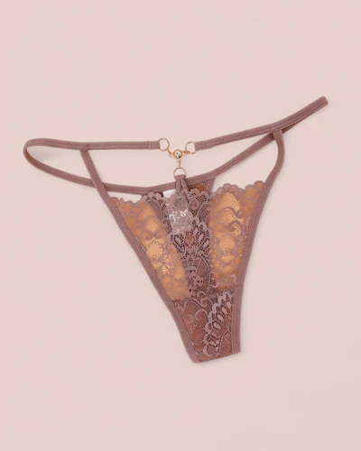 Royalfashion Čipkované dámske tangá