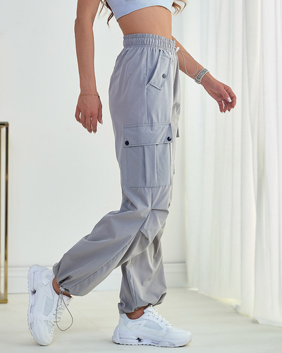 Royalfashion Dámske látkové bojové nohavice