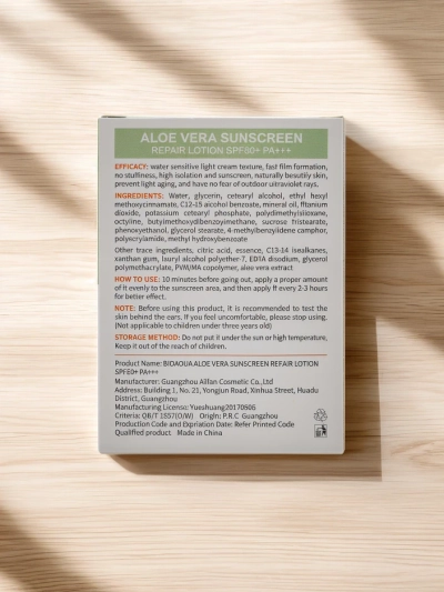 Bioaqua opaľovací krém s Aloe Vera 60 SPF 40g