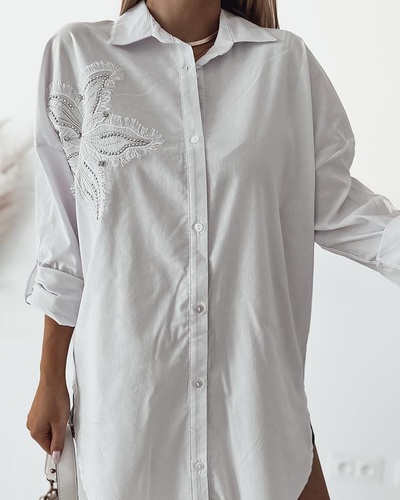 Royalfashion Dámska košeľa so záplatou