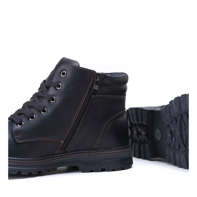 Czarne trapery - Obuwie