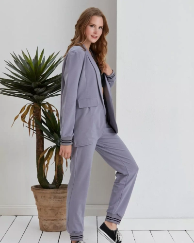 Royalfashion Fialová 2-dielna dámska súprava