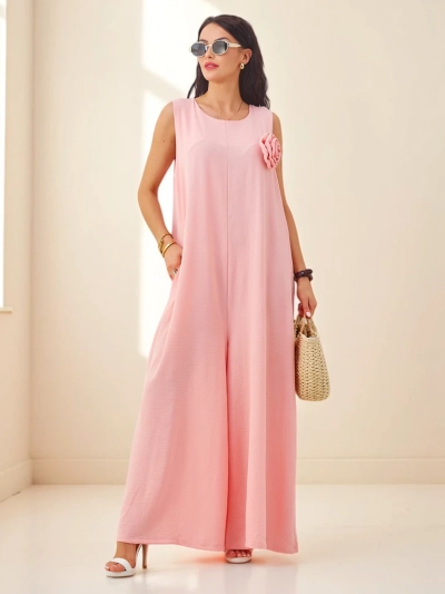 Atena Rosa Palazzo – eleganten kombinezon na naramnice iz viskozne tkanine