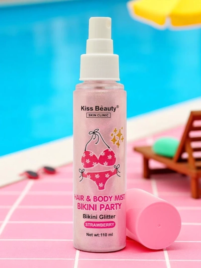 Summer Spray - Tekutý rozjasňovač na vlasy a telo Jahoda