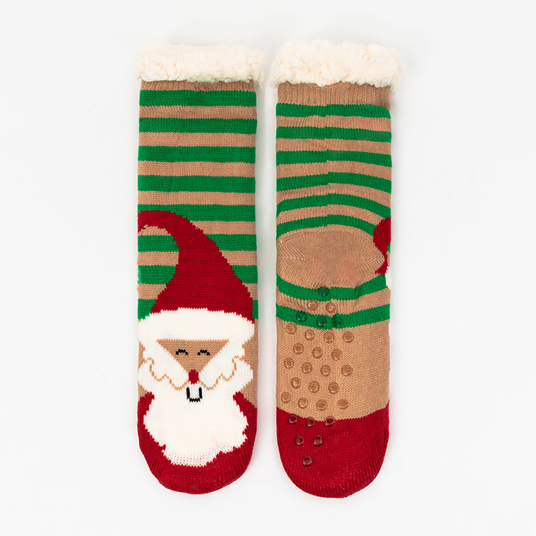 Dámske ponožky s vianočným vzorom - Spodná bielizeň